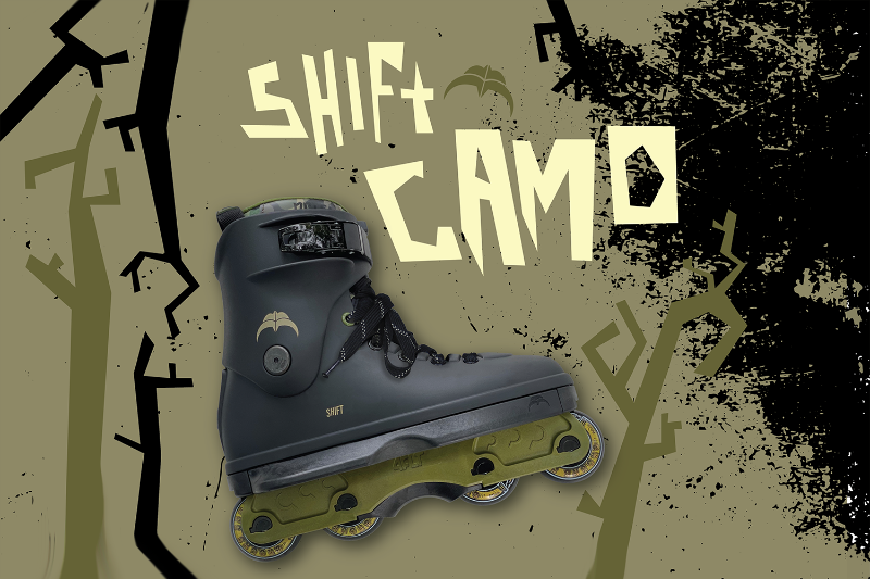 Razors Shift Camo aggressive inline skate